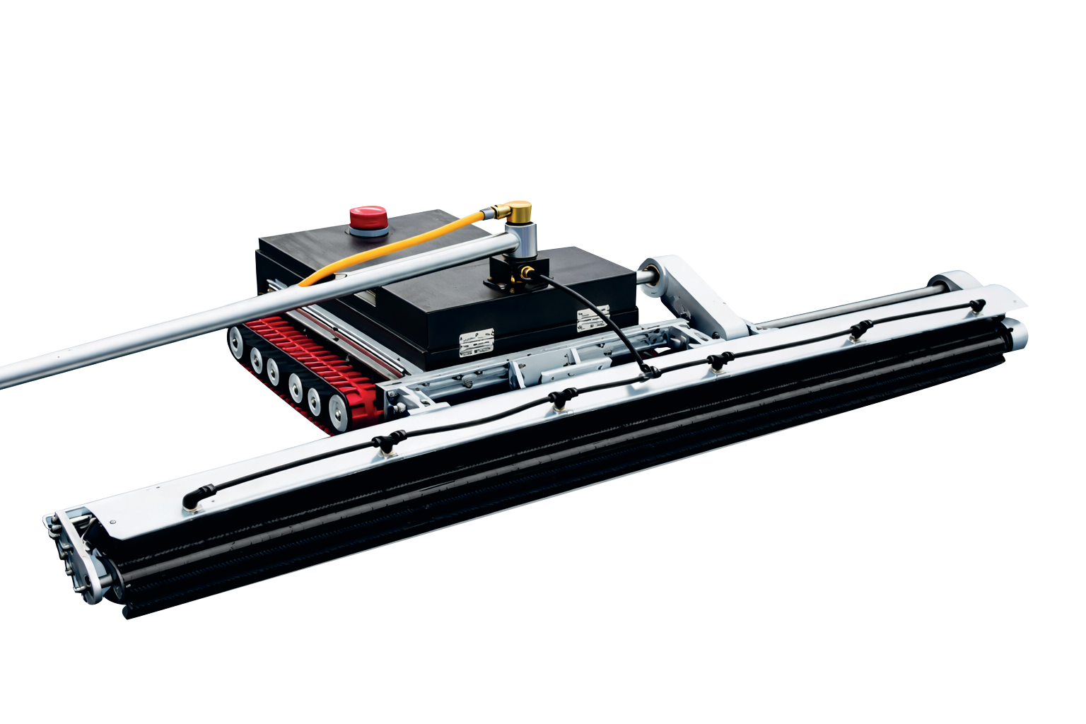 Robot cingolato per lavaggio moduli FV